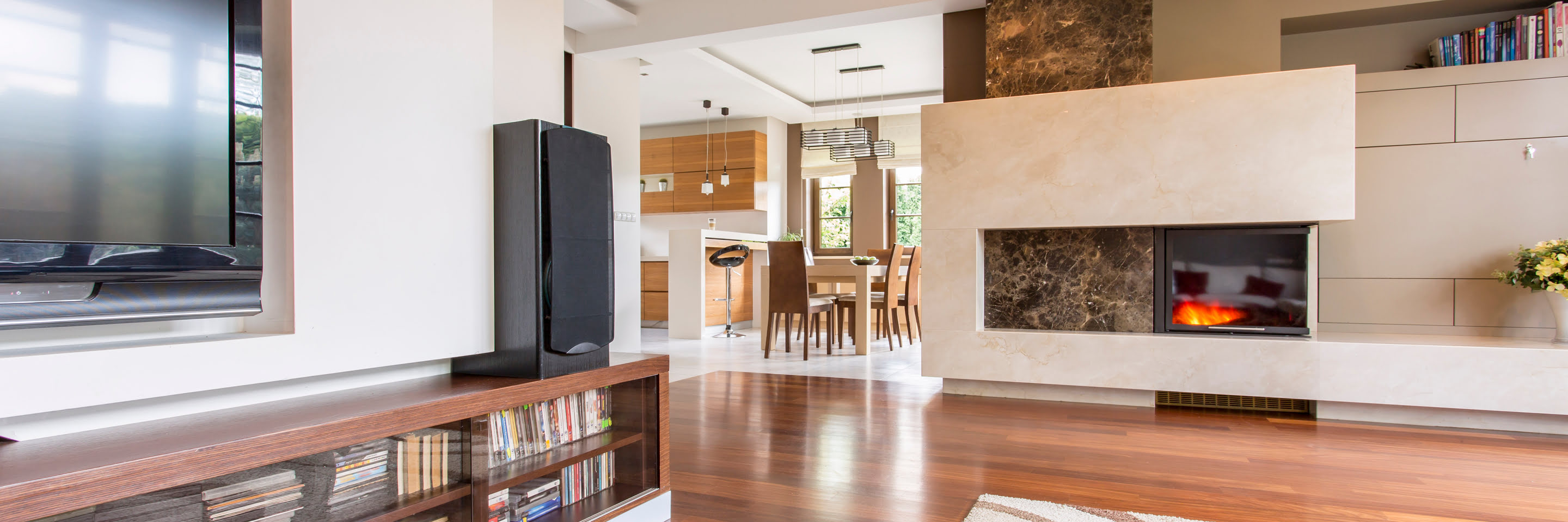 Modern home interior in The Woodlands